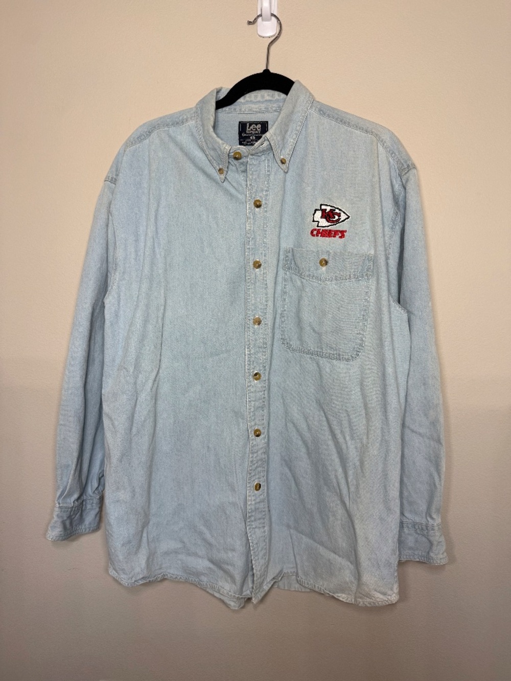 Vintage Denim Kansas City Chiefs Shirt